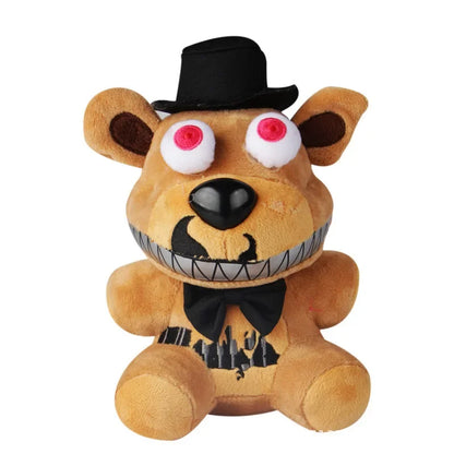 Five Nights at Freddy’s Plush Toy Set – Cute FNAF Stuffed Dolls Bonnie, Bear, Foxy & Freddy for Kids Gift