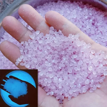 1000-Piece Glow-in-the-Dark Pebbles (3–5mm) – Luminous Sand Stones for Garden Paths, Lawn, Home Décor, and Aquariums