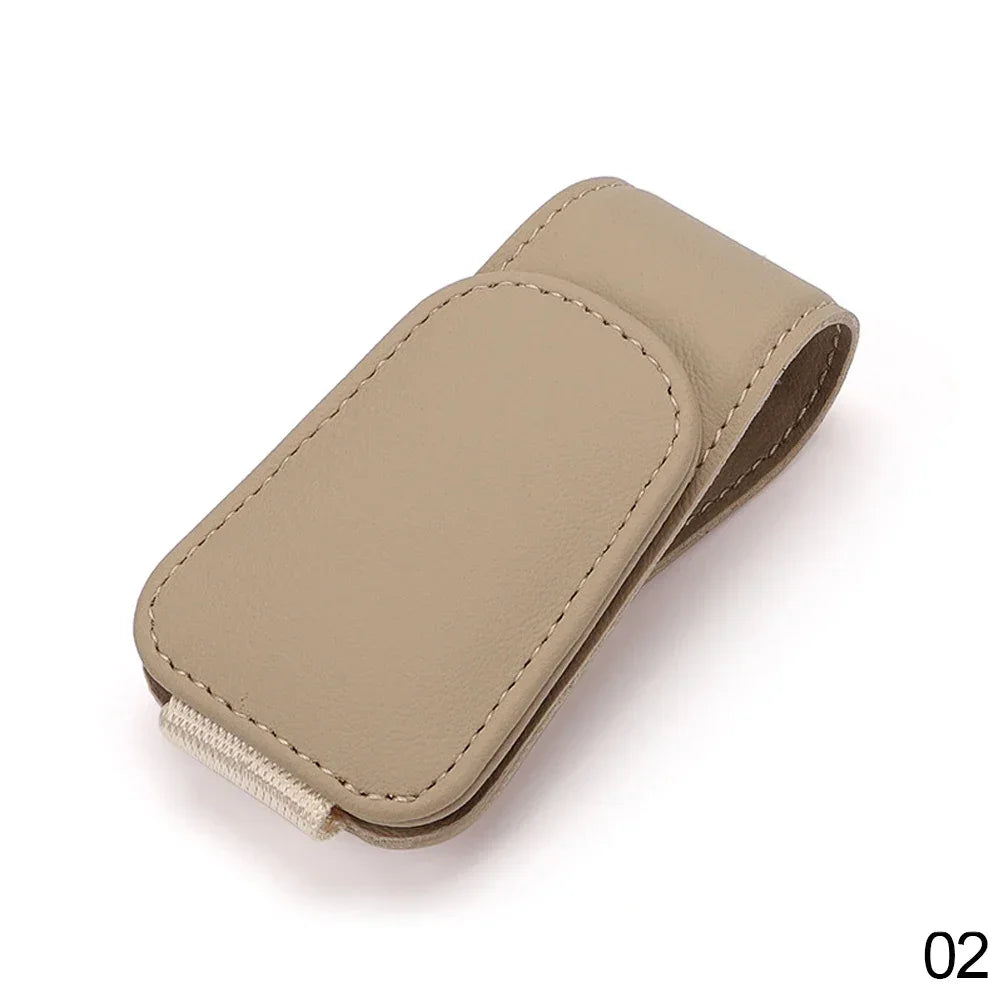 Universal Car Sun Visor Organizer Clip – Sunglasses Holder, Card & Pen Storage Auto Accessory