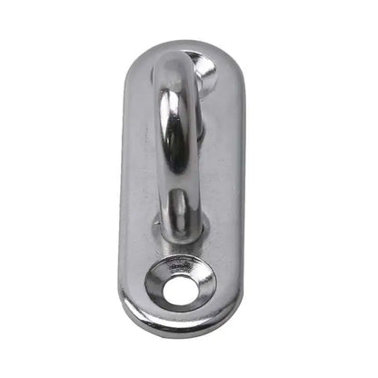 304 Marine Grade Stainless Steel Oval Eye Deck Buckle Staple Set – M5 M6 M8 Fasteners for Boat Shade Sail Mounting
