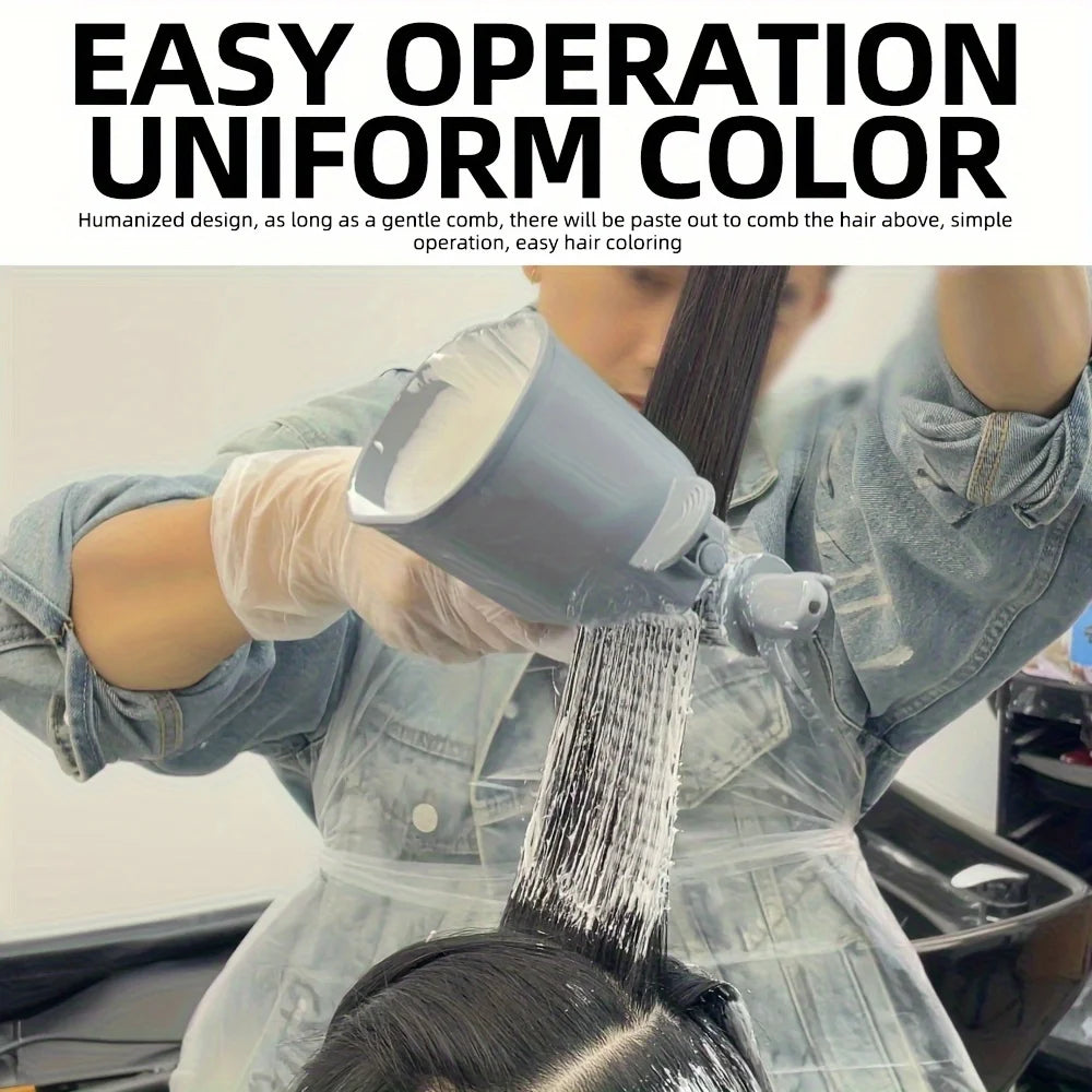 Smart Hair Coloring Tool – Easy Hair Dye & Bleach Applicator with Adjustable Flow, Salon Use