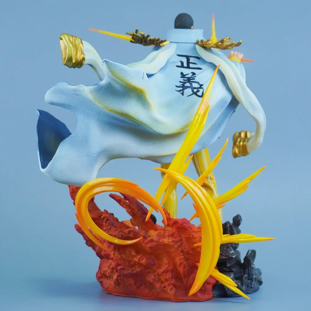 27.5cm One Piece Anime Figure — Borsalino PVC Action Statue, Desktop Collectible Model Toy, Gift for Fans