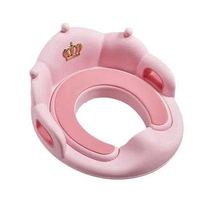 Baby & Kids Toilet Seat Ring - Soft Cushion Potty Training Seat Cover for Girls, Boys & Household Use