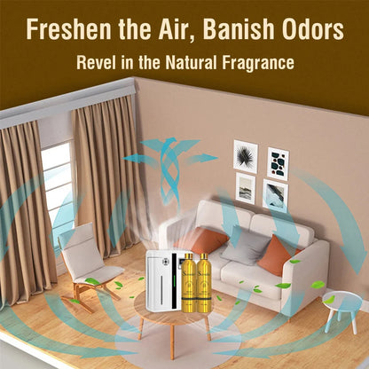 300ml CHXNEL COCQ Aromatherapy Oil Diffuser – Romantic Essential Oil Air Purifier for Home & Car, Perfume Scent Oasis