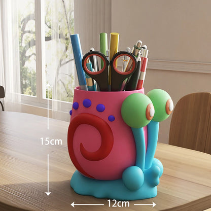 SpongeBob SquarePants Gary Resin Figure — Cute Desktop Pen Holder & Collectible Decoration
