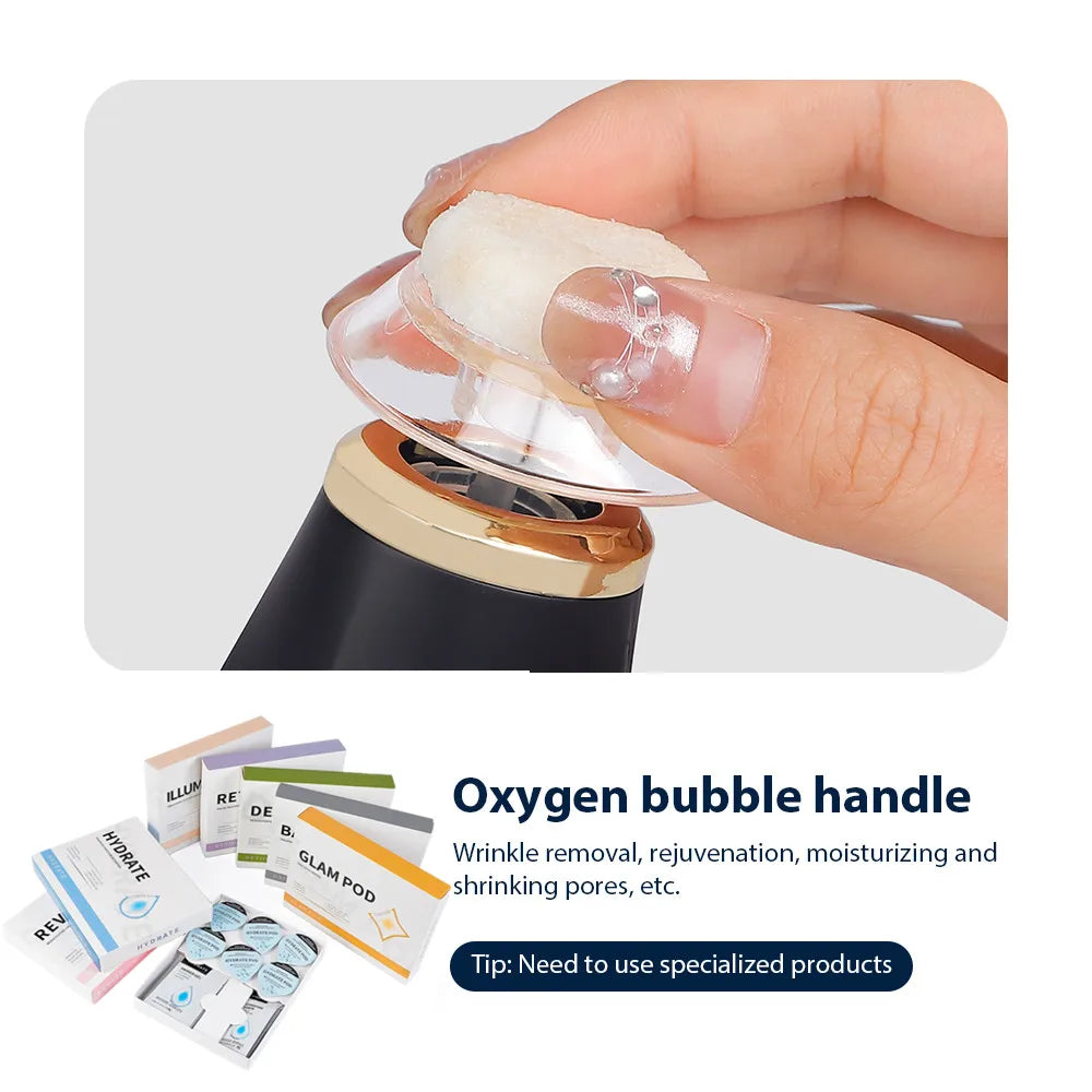 Oxygen Bubble Pen - Portable CO2 Oxygen Facial Machine for Skin Care, Facial SPA & Beauty Treatment