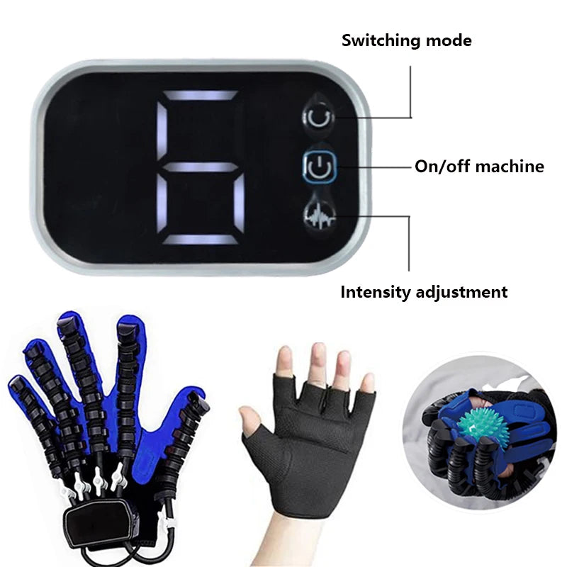Rehabilitation Robot Glove – Hand Device for Finger Training & Massage, Stroke Hemiplegia Rehabilitation, Hand Function Recovery
