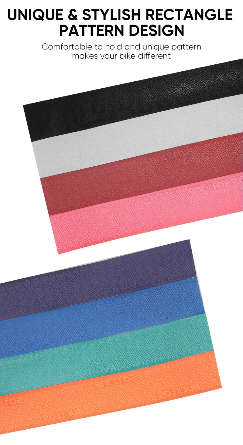 BUCKLOS Bicycle Handlebar Tape – Anti-Slip Waterproof Road Bike Bar Wrap for Cycling Accessories