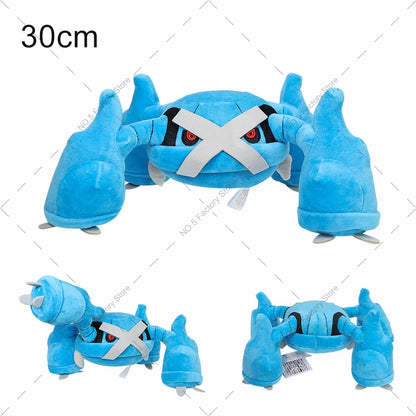12-Style Cartoon Plush Toys – Metagross, Lunala, Kyogre & More Anime Stuffed Dolls for Kids