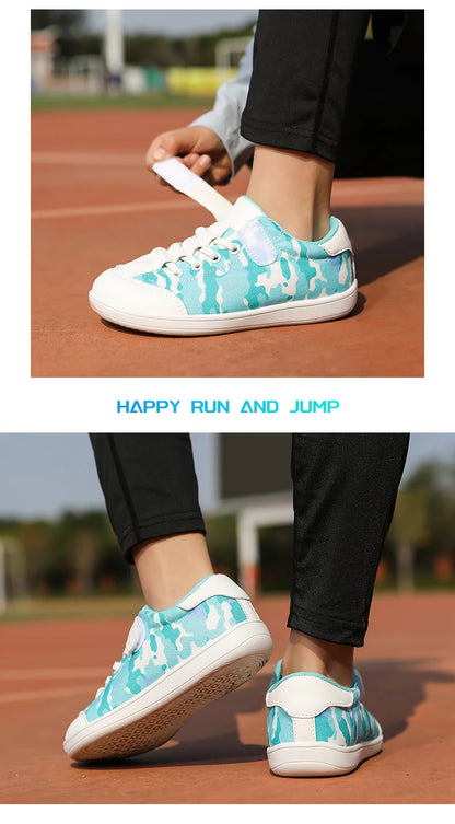 Children's Wide Barefoot Shoes – Anti-Slip Sports & Casual Shoes for Boys and Girls