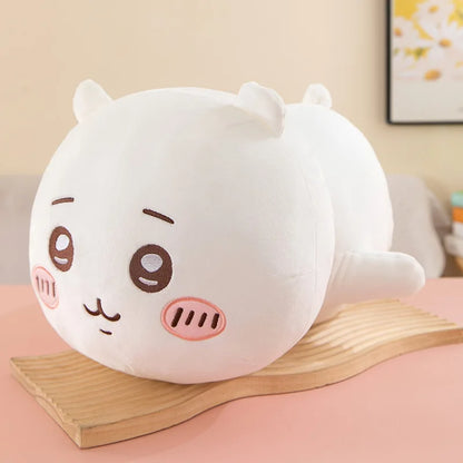 30/40cm MINISO Chiikawa Hachiware Plush Doll — Large Soft Cartoon Pillow Toy, Birthday Gift for Children & Girls