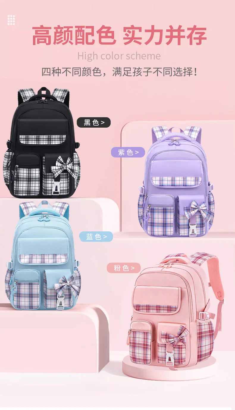 Children’s Princess School Backpack | Orthopedic Satchel for Girls, Primary School Book Bag & Knapsack