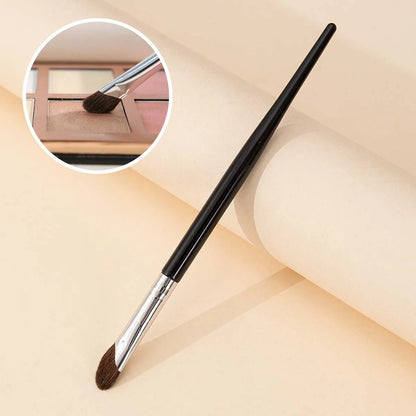 Scythe Nose Shadow & Beveled Highlighter Blending Brush - Beauty Tool for Precision Contouring
