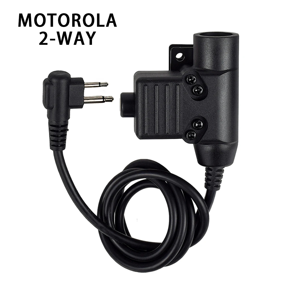 Tactical Bowman Elite II Headset – U94 PTT Communication Headphone for Kenwood & Baofeng UV-5R Radio Accessory