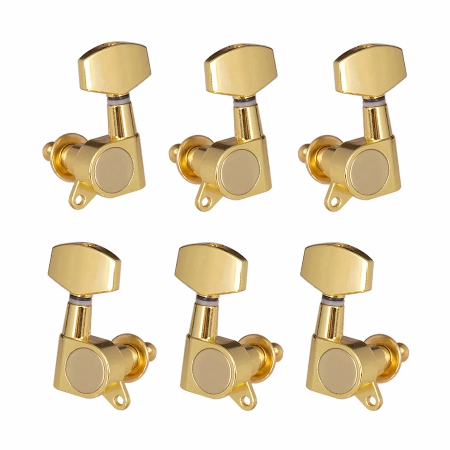 6-Piece Guitar Tuning Pegs Set — Locking Machine Heads for Electric Guitar