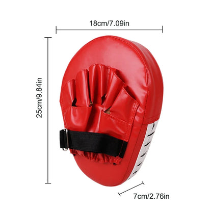 Kickboxing Gloves Pad - PU Leather Punch Target Bag for MMA, Karate, Muay Thai, Sanda & Free Fight Training for Adults & Kids