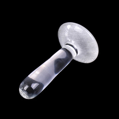 Transparent Glass Pigment Muller - Mineral Paint Grinding Tool for Chinese Painting & Tempera