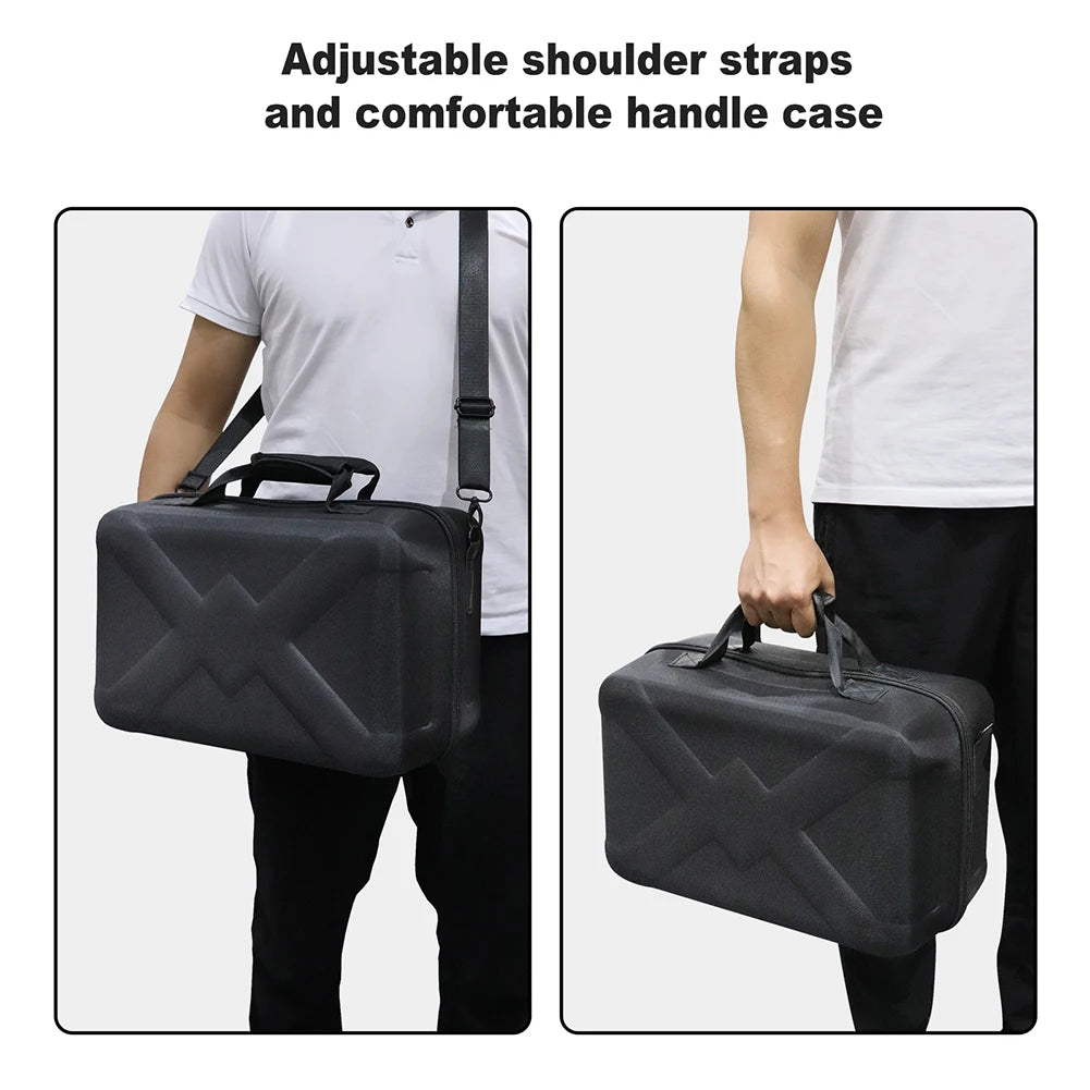 Shockproof Carrying Case for PS5 Slim – Portable Storage Bag Compatible with Digital & Optical Drive Editions and Accessories