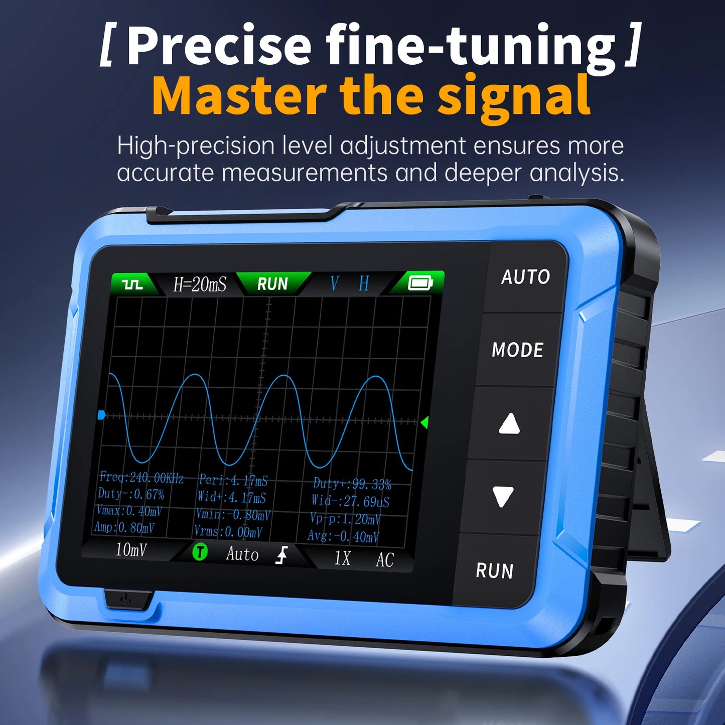 FNIRSI DSO510 DSO152 DSO153 Mini Handheld Digital Oscilloscope | 2-in-1, 48MS/s, 10MHz Bandwidth for Electronic Repair