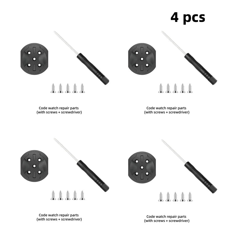 Ultralight Bicycle Computer Mount Base - Repair Kit for Garmin, Xoss, iGPS & Bryton Cycling Speedometers