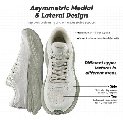 361 Degrees PopBlaze 6 Men's Running Shoes - Lightweight, Shock Absorbing, Comfortable & Wear Resistant Sneakers