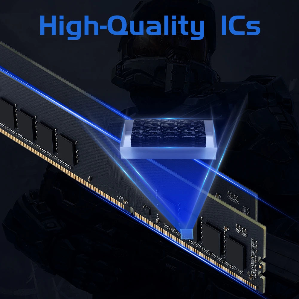 Netac DDR4 Desktop RAM - 3200/3600MHz UDIMM Memory with Aluminum Heatsink & XMP 2.0