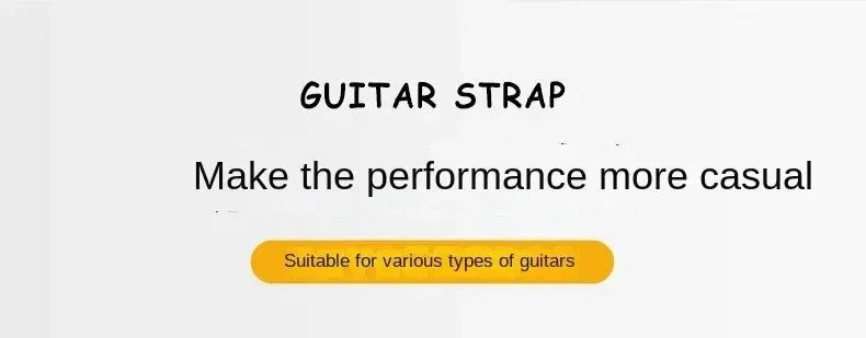 10pcs Guitar Strap Set - Fits Electric, Bass & Acoustic Guitars, Includes 5 Picks, 1 Holder & 2 Washers, Gift for Guitarists