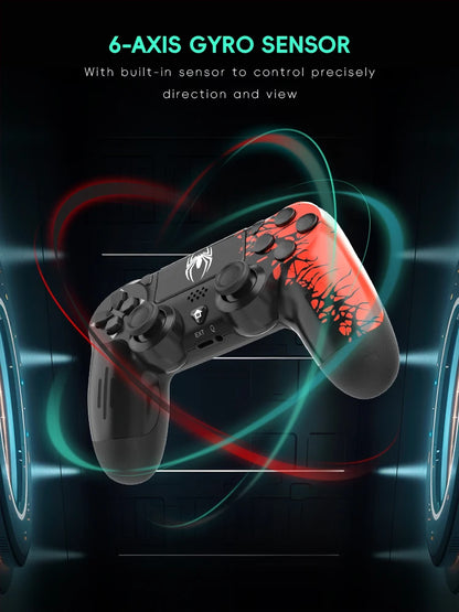 DATA FROG Wireless Bluetooth Game Controller – Spider Gamepad for PS4 Slim/Pro & PC Gaming Joystick