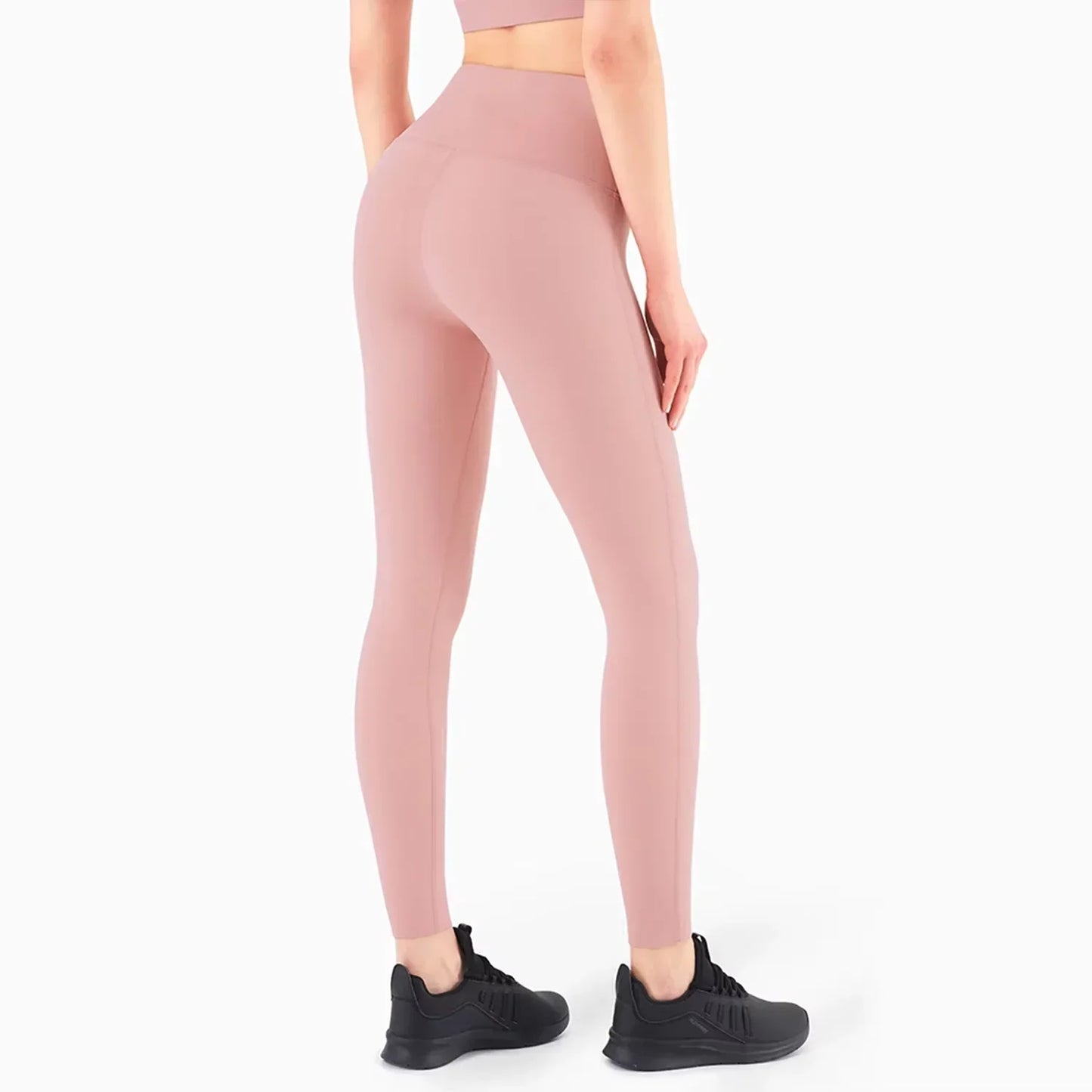 Women’s Lycra Four-Way Stretch Yoga Pants – High Waist Seamless Sports Leggings, T-Line Free Gym Fitness Wear