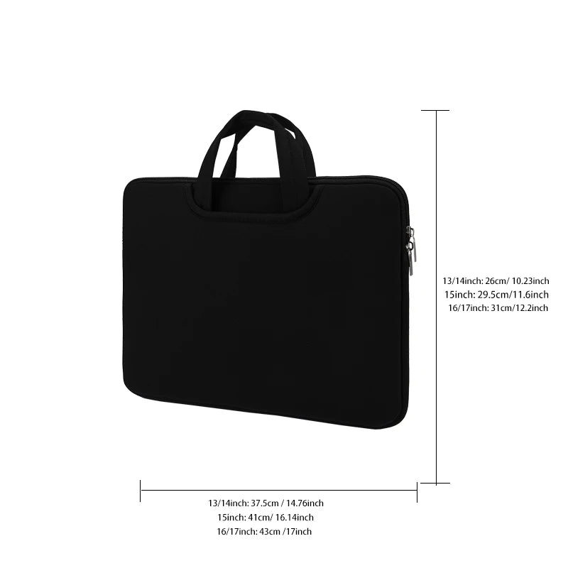 16–17 Inch Laptop Bag – Lightweight Computer Handbag with Front Pocket for Power, Mouse & Accessories