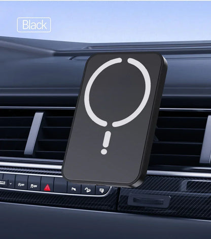 100W Magnetic Wireless Car Charger & Air Outlet Phone Holder — Fast Charging Station for iPhone 16/15/14/13/12 Pro Max