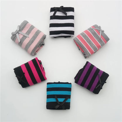 5 Pcs Women’s Cotton Panties Set - Soft Bikini Briefs Sexy Ladies Underwear Comfortable Everyday Briefs