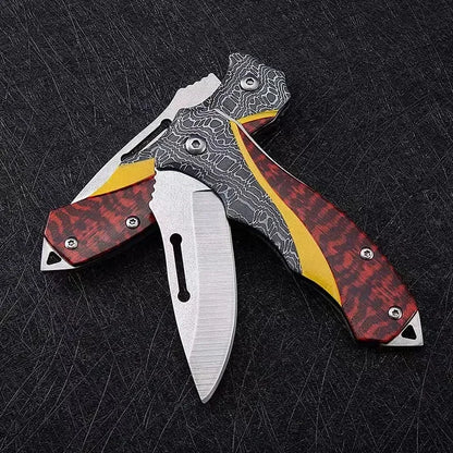 High Hardness Multifunctional Folding Pocket Knife - Ideal for Household, Outdoor, Hunting, and Fishing