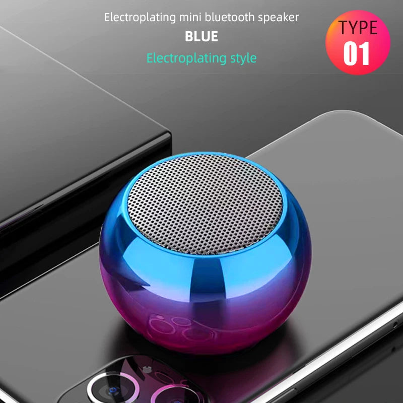 Metal Mini Wireless Bluetooth Speaker — HiFi Portable Subwoofer with Super Bass Stereo for Mobile, PC & Music Playback