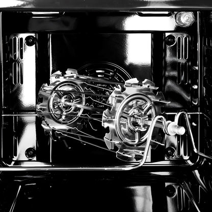 Stainless Steel Oven Grill Cage – Heat-Resistant Non-Stick BBQ Meat Skewer Rotisserie Kebab Maker