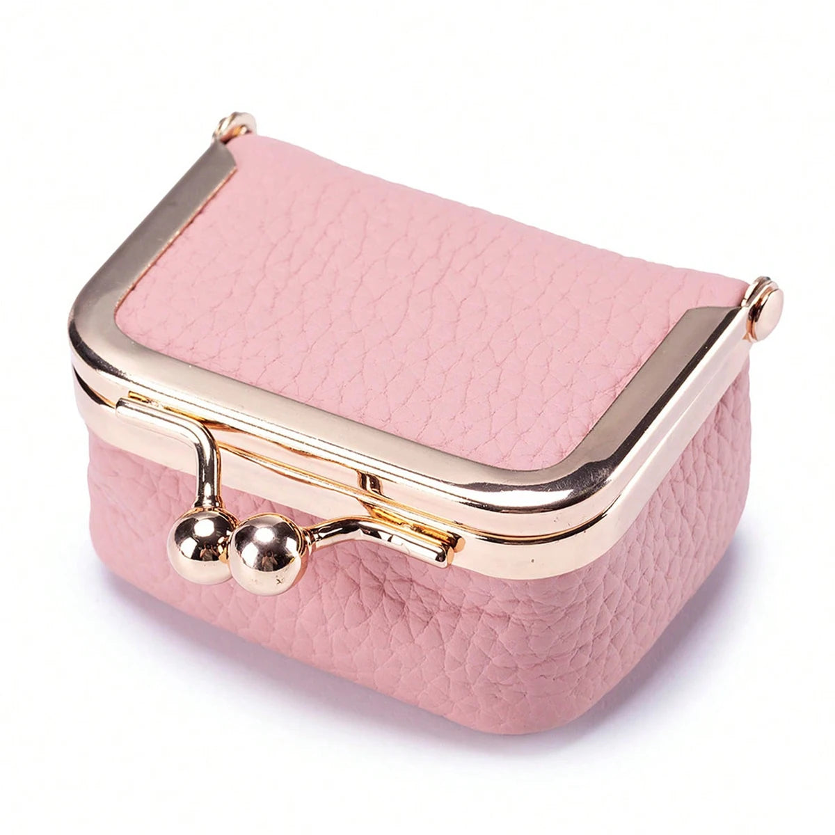 Mini Women’s Jewelry Box - Portable PU Leather Ring, Necklace & Earring Organizer