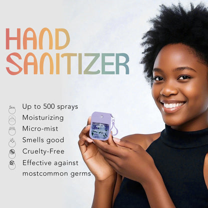Moisturizing Hand Sanitizer Spray - Coconut, Watermelon, Cucumber & Cherry Blossom Scented Hand Cleaning Mist