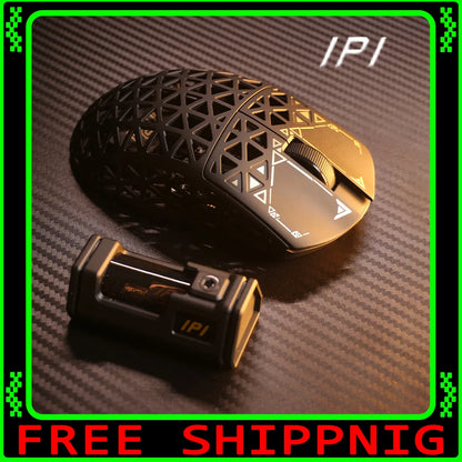 IPI Piao Float Wireless Gaming Mouse — Dual 8K Carbon Hell Out, 3-Mode Bluetooth, Lightweight Esports Custom Mouse for PC & Laptop