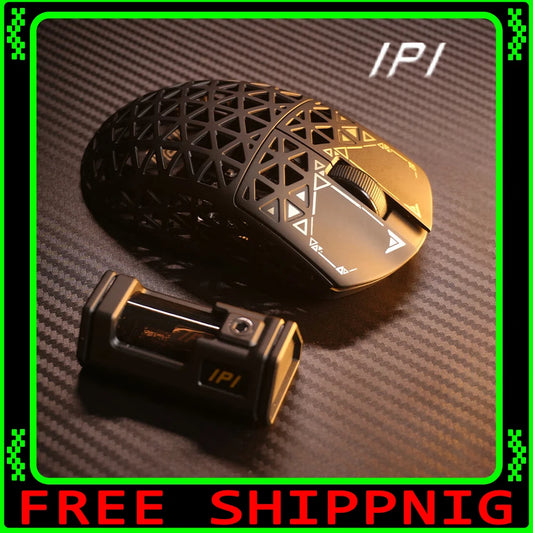 IPI Piao Float Wireless Gaming Mouse — Dual 8K Carbon Hell Out, 3-Mode Bluetooth, Lightweight Esports Custom Mouse for PC & Laptop