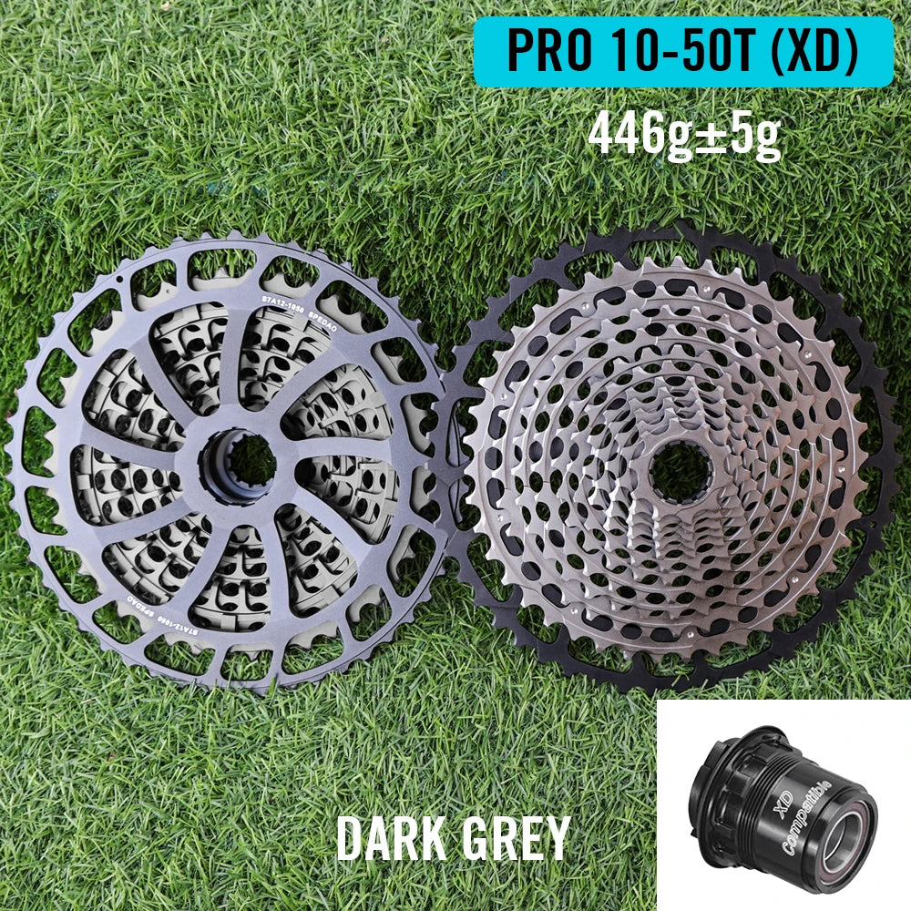 SPEDAO 12-Speed 10-50T Bicycle Cassette – 12V MTB Freewheel Sprocket for SX NX GX, XD & HG Compatible