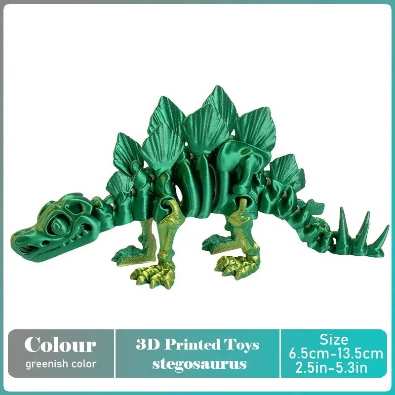 3D Printed Tyrannosaurus Rex Model - Realistic Jointed Movable Dinosaur Figure Toy & Desktop Decoration Gift