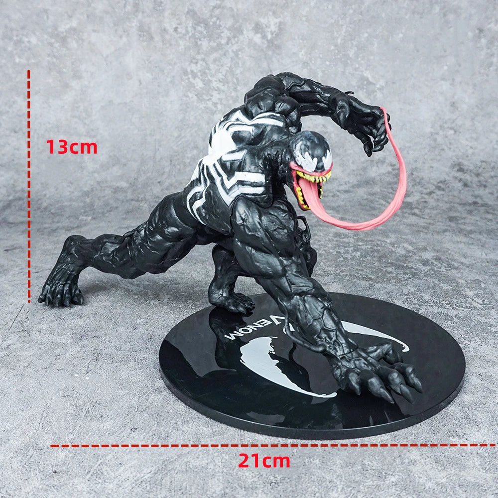 Marvel Avengers Anime Venom's Spider-Man Action Figure - Collectible Model Decoration, Birthday Toys and Christmas Gifts