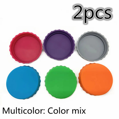 Reusable Beverage Can Covers - Silicone Soda Can Lids, Leak-Proof Sealing Protectors for Cans & Bottles