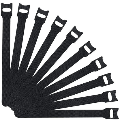 100PCS Reusable Nylon Cable Ties – Adjustable Cable Organizer Straps for Wire, Mouse & Earphone Management