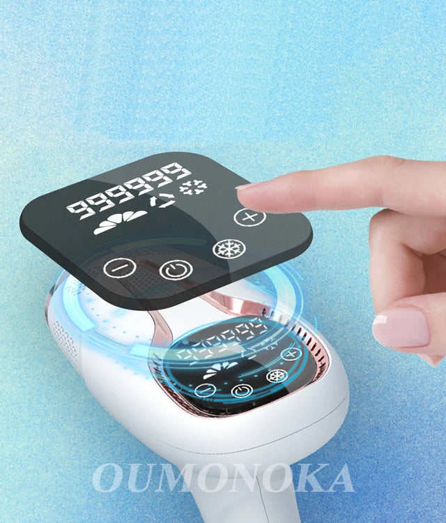 Body Bikini IPL Hair Removal Device — 999,999 Flashes Permanent Painless Laser Epilator for Women, Home Use