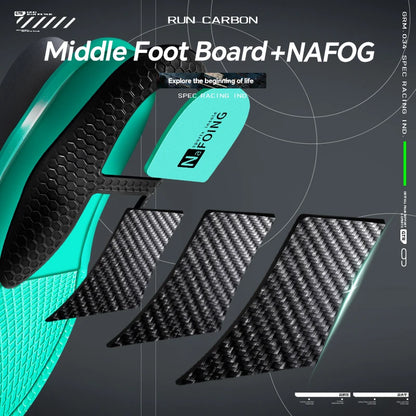 Carbon Plate Arch Support Insoles - Breathable Shock-Absorbing Sport Shoe Inserts for Running & Outdoor Activities