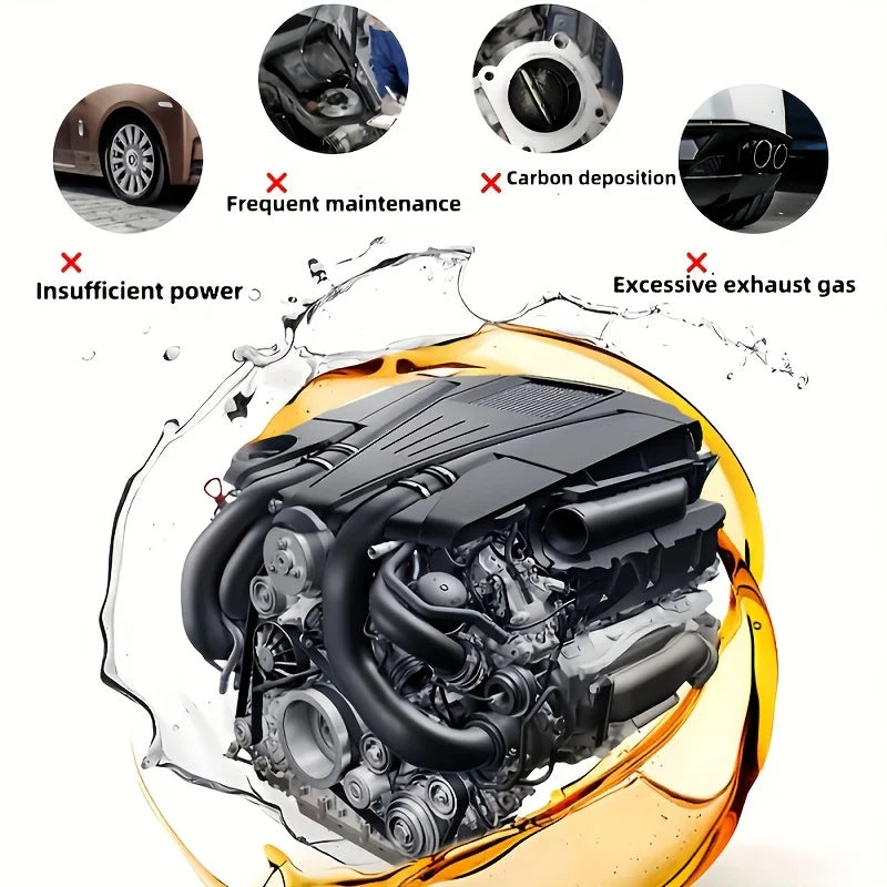 350ml Car Three-Way Catalytic Cleaner | Engine Cleaner for Exhaust Gas, Carbon Deposit Removal
