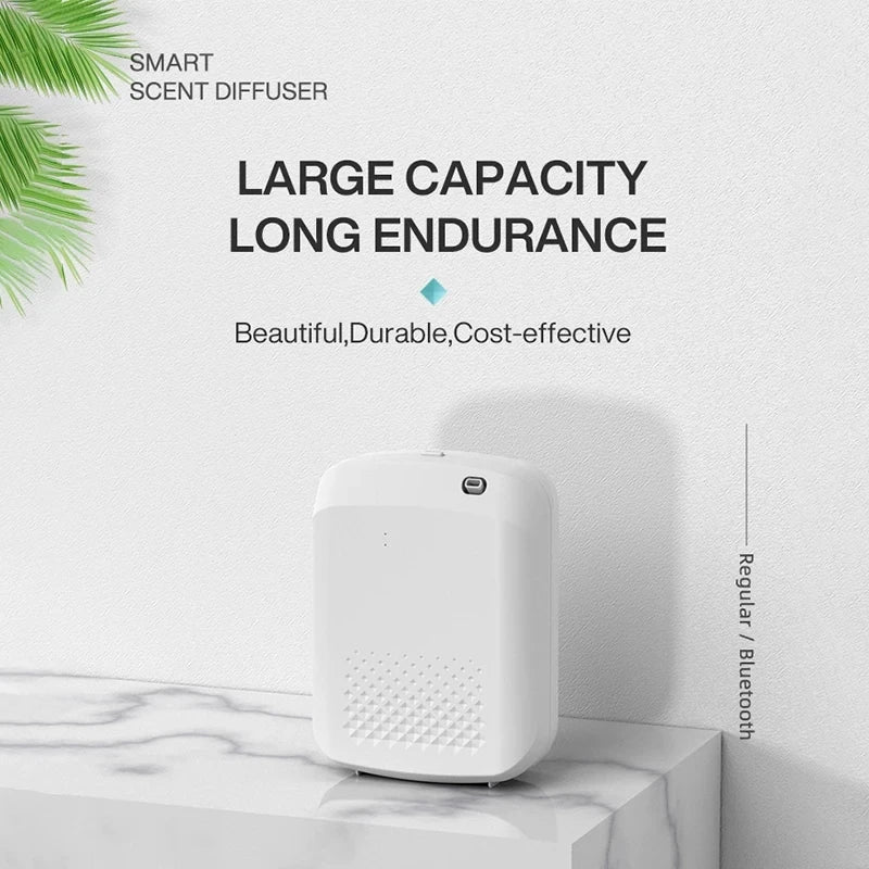 Waterless Fragrance Diffuser – 300ml WIFI-Controlled Air Freshener with Timer | Smell Distributor for Home & Hotel