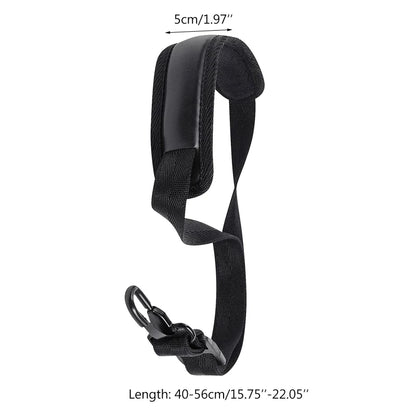 Adjustable Saxophone Neck Strap - Soft, Padded Leather for Alto and Tenor Sax, Breathable Comfort Upgrade