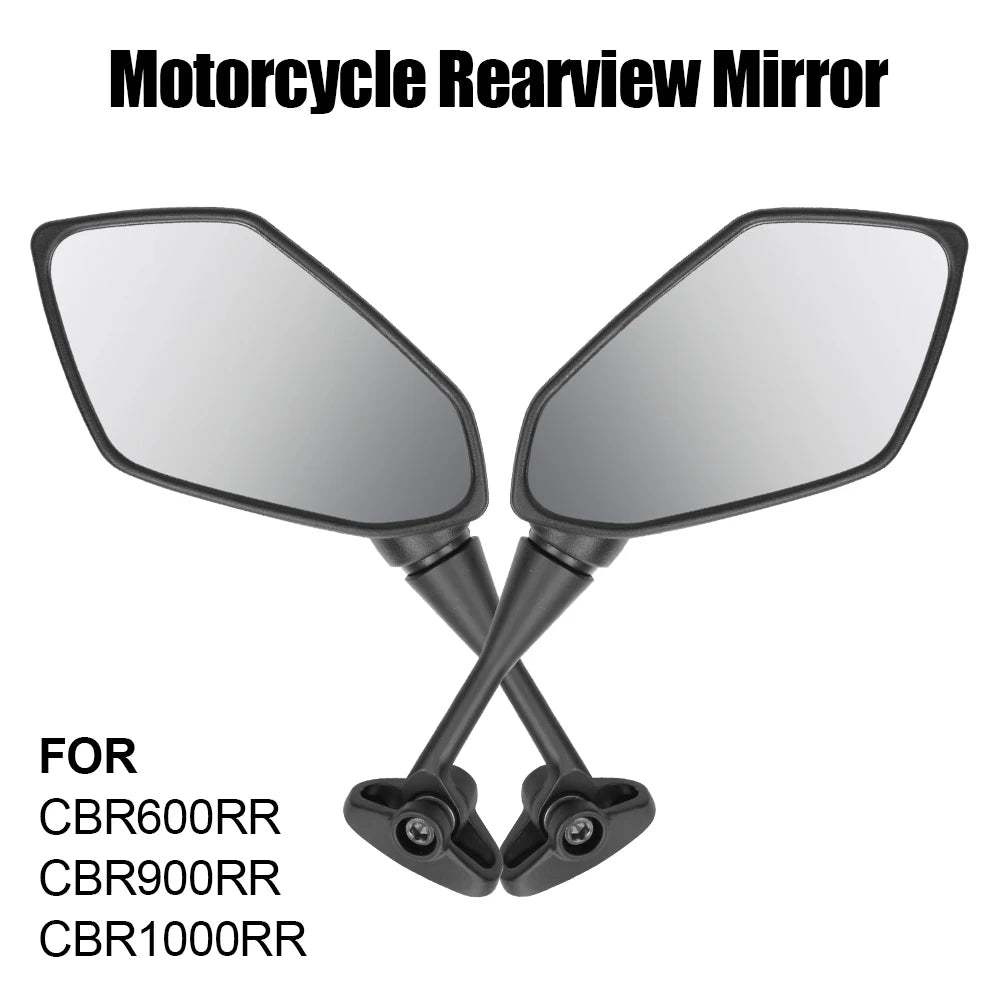 Motorcycle Rear View Mirrors – Reflector Side Mirrors for HONDA CBR600, CBR600RR, CBR900, CBR1000RR